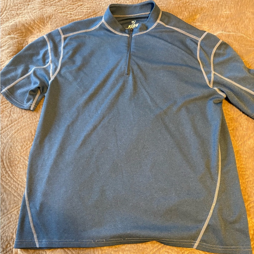 Kuhl Steel Blue Quarter-Zip Active Top